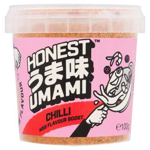 Honest Umami Chilli Salt MSG flavour boost 