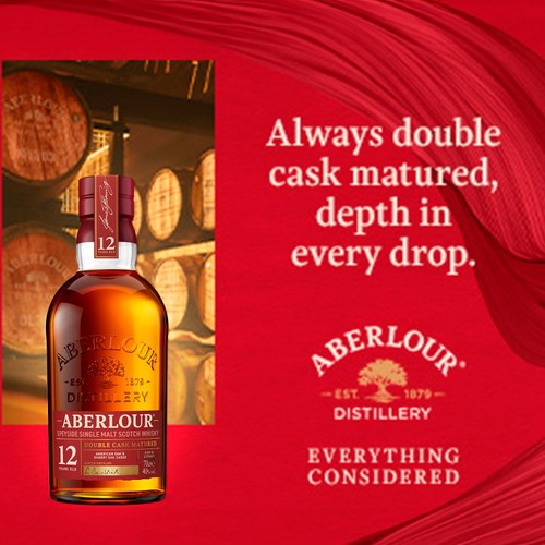 Aberlour 12 Year Old Speyside Single Malt Scotch Whisky With Giftbox
