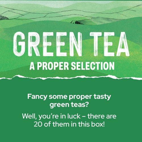 Yorkshire Tea Green Tea Selection Pack Enveloped Tea Bags