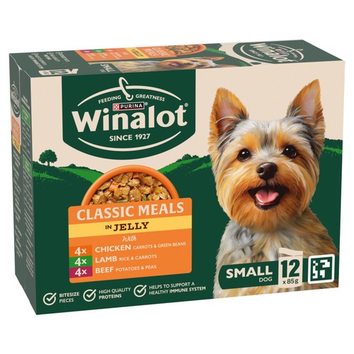 Winalot Meaty Chunks Small Dog Mixed in Jelly Wet Dog Food 