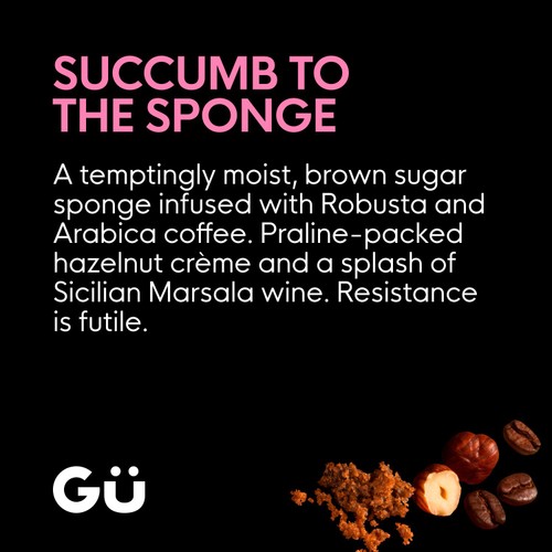 Gu Coffee & Hazelnut Cake Pot Dessert