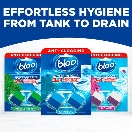 Bloo Original Blue Toilet Rim Blocks