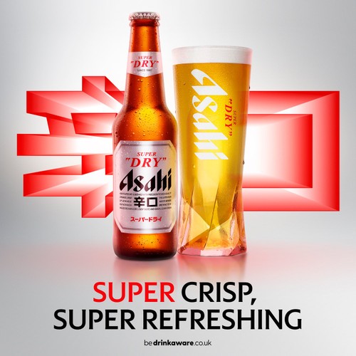 Asahi Super Dry Beer Lager Bottles