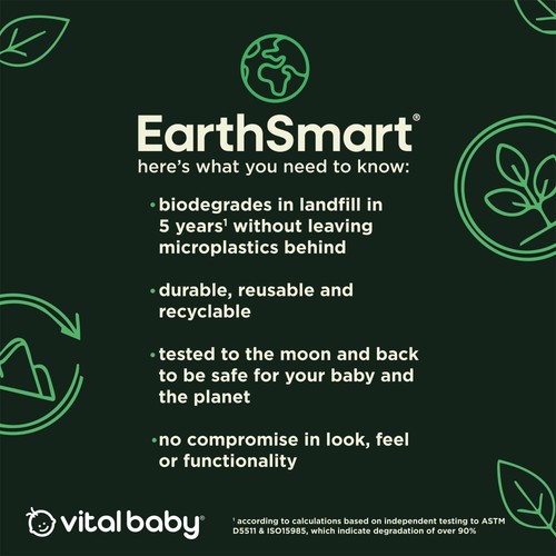 Vital Baby Nourish Perfectly Simple Plates 5pk - natural