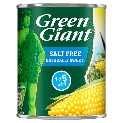 Green Giant Salt Free Sweetcorn