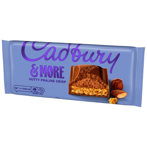 Cadbury Dairy Milk & More Nutty Praline Crisp
