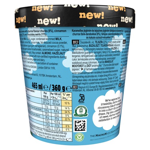 Ben & Jerry's Churrifically Churros-y Ice Cream Tub