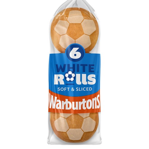 Warburtons 6 white rolls