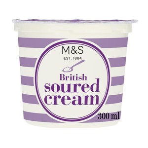 M&S British Soured Cream 300g
