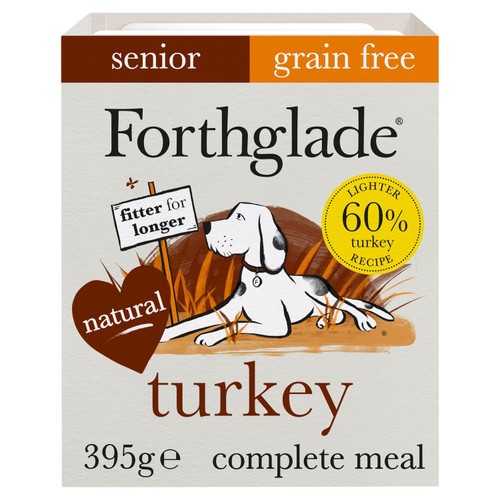 Forthglade Senior Natural Grain Free Wet Dog Food Turkey 7 yrs+