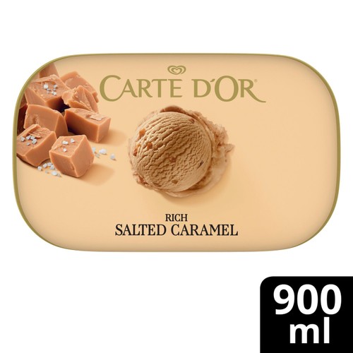 Carte D'Or Rich Salted Caramel Ice Cream Tub