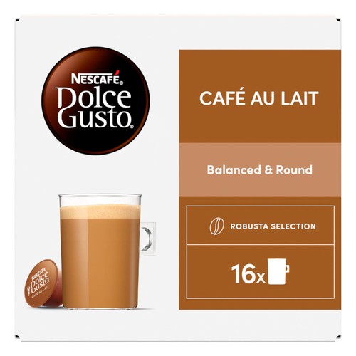 Nescafe Dolce Gusto Cafe Au Lait Pods