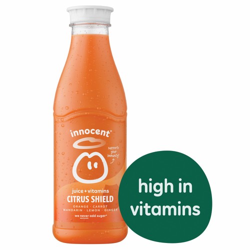 Innocent Plus Citrus Shield Orange & Carrot Juice with Vitamins