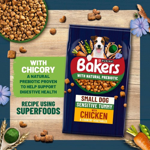 Bakers Small Dog Sensitive Tummy Chicken & Veg Dry Dog Food
