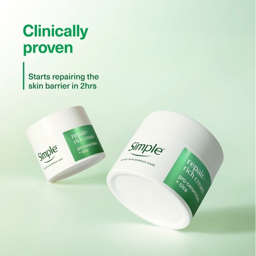 Simple Repair+ Rich Moisturiser Cream