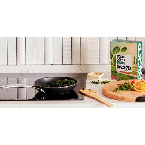 PACK'D Organic Chopped Spinach