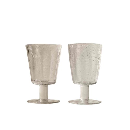 M&S Set of 2 Bubble Wine Glasses