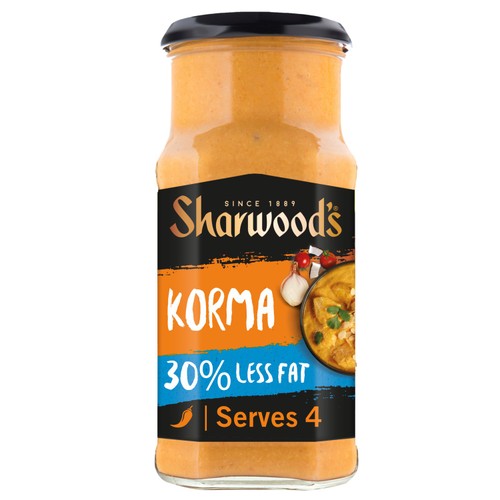 Sharwood's Reduced Fat Korma Indian Curry Sauce