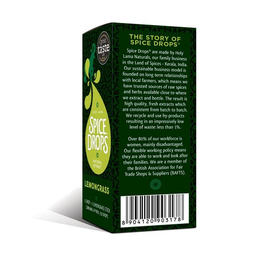 Spice Drops Concentrated Natural Lemongrass Extract