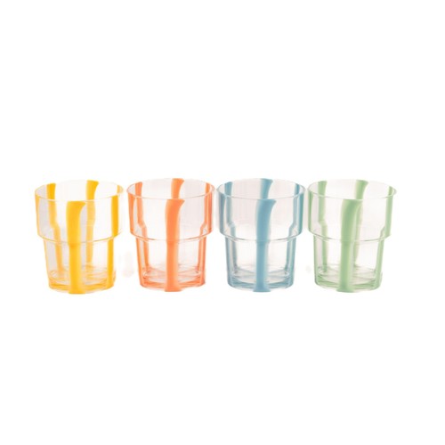 Summerhouse Portofino Stripe Picnic Tumblers