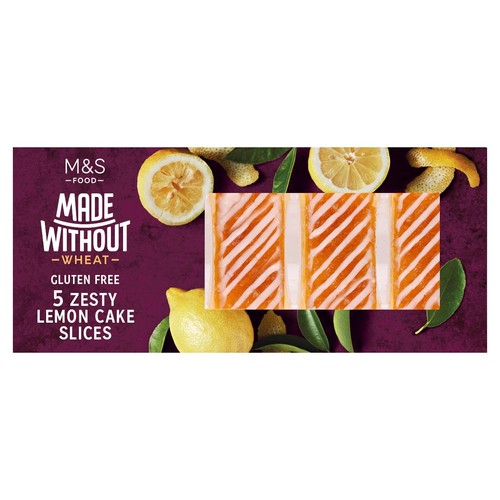 M&S Made Without Zesty Lemon Cake Slices