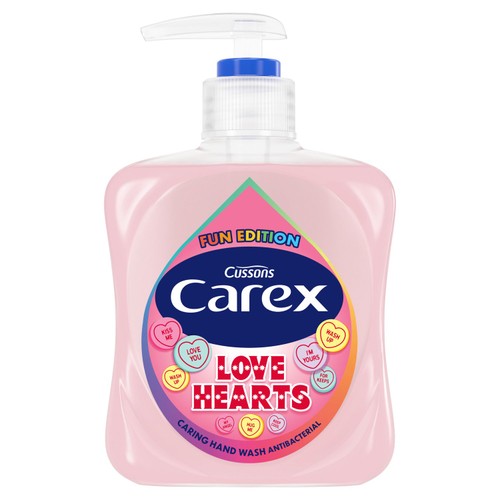 Carex Fun Editions Love Hearts Antibacterial Handwash