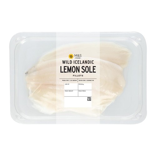 M&S Icelandic 2 Lemon Sole Fillets