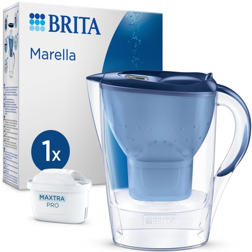 BRITA Marella Water Filter Jug Blue (2.4L)