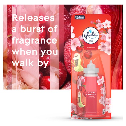 Glade Sense & Spray Air Freshener Refill Floral Cherries