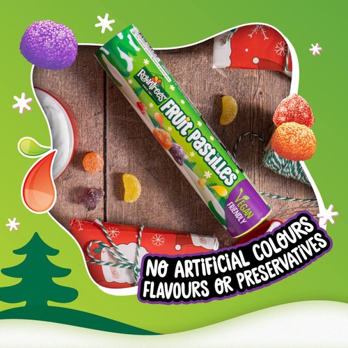Rowntree's Fruit Pastilles Vegan Friendly Sweets Giant Tube