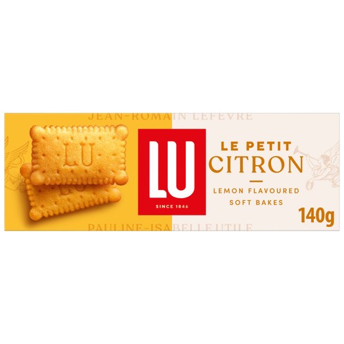 LU Le Petit Citron Lemon Flavoured Soft Bakes Biscuits