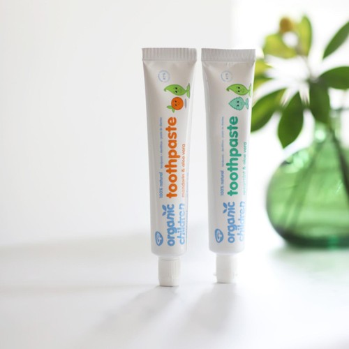 Organic Children Spearmint & Aloe Vera Fluoride Free Toothpaste