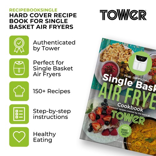 Tower Single Basket Air Fryer Cookbook