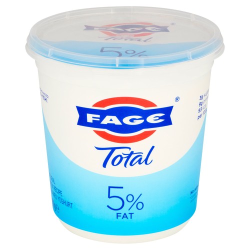 Fage Total 5% Fat Natural Greek Recipe Strained Yoghurt