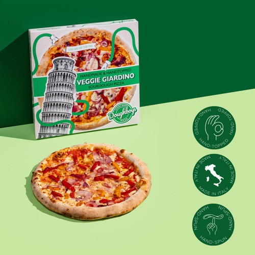 Doughboys Veggie Giardino Pizza