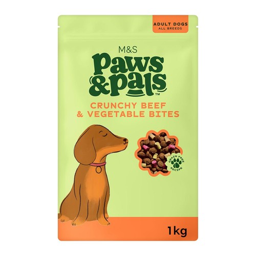 M&S Paws & Pals Crunchy Beef & Vegetable Bites