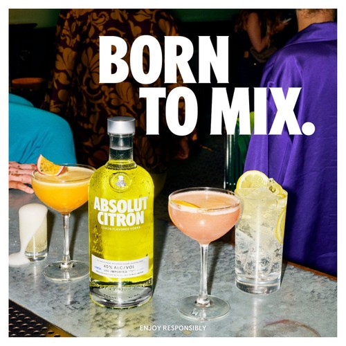 Absolut Citron Lemon Flavoured Swedish Vodka