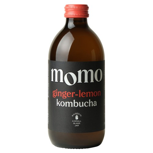 MOMO Kombucha Organic Ginger-Lemon