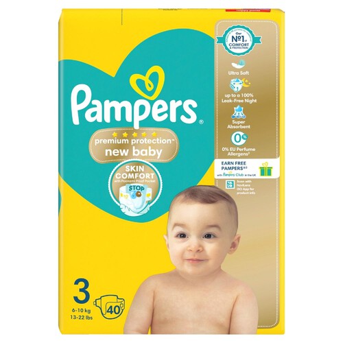 nappies 13kg+ pampers premium protection nappies size