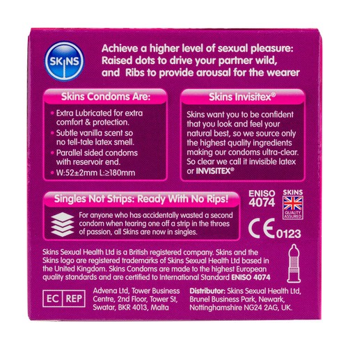 Skins Dots & Ribs Condoms