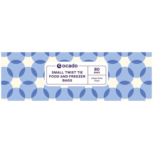 Ocado Small Twist Tie Food & Freezer Bags