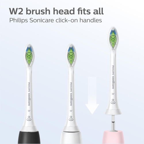 Philips Sonicare W2 Optimal White Toothbrush Heads, Black 4 Pack