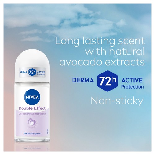 NIVEA Double Effect Anti-Perspirant Deodorant Roll-On 