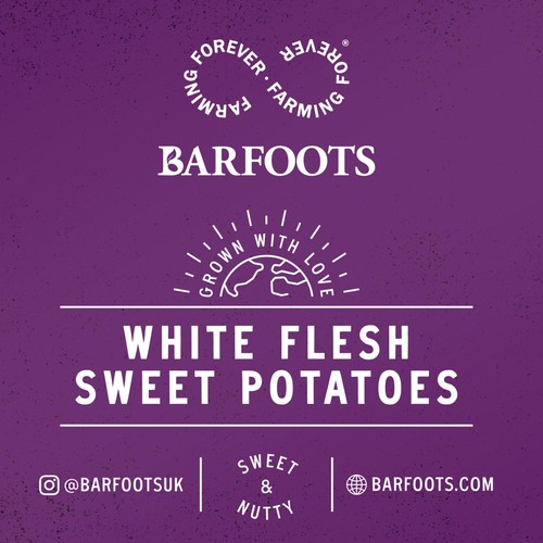 Barfoots Farming Forever White Flesh Sweet Potatoes   