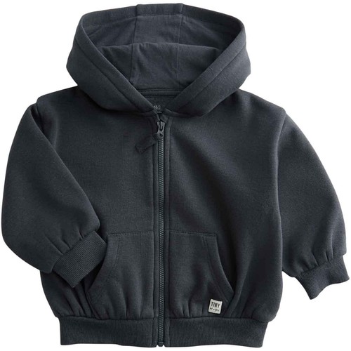 M&S Tommy Zip Up Hoodie, 0-3 Months, Charcoal