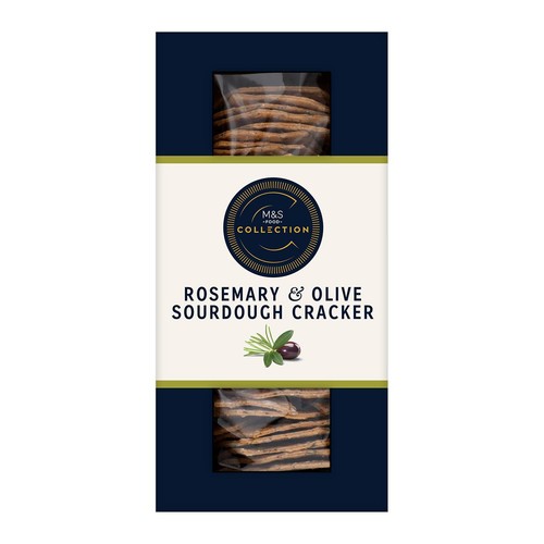 M&S Collection Rosemary & Olive Crackers
