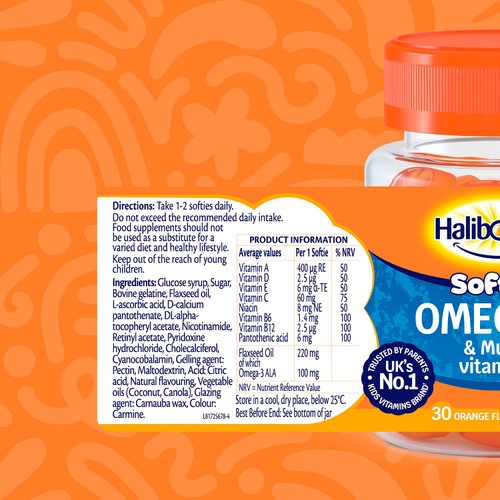 Haliborange Multivitamin & Omega-3 Softies 3-12 yrs