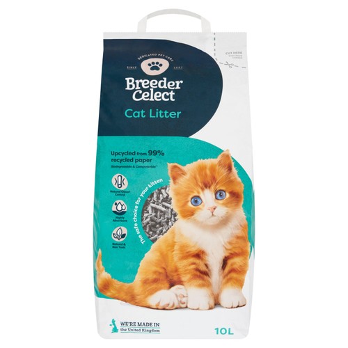 Breeder's Choice Paper Non Clumping Cat Litter 10L