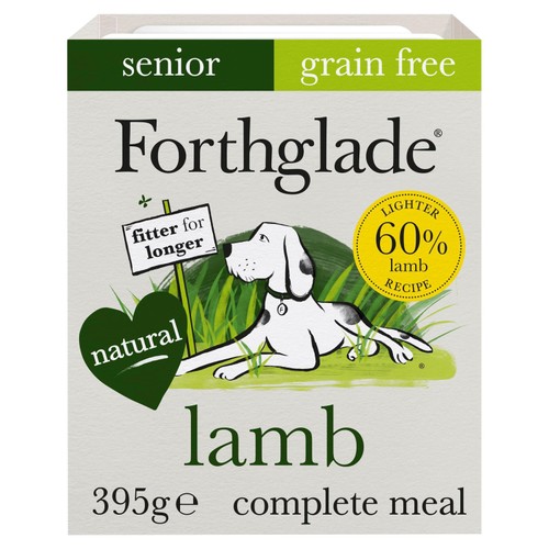 Forthglade Senior Natural Grain Free Wet Dog Food Lamb 7 yrs+