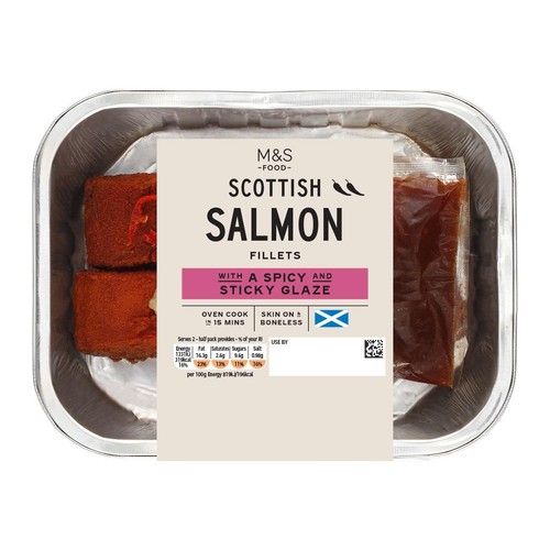 M&S 2 Scottish Salmon Fillets
